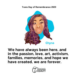8 - on trans day of remembrance